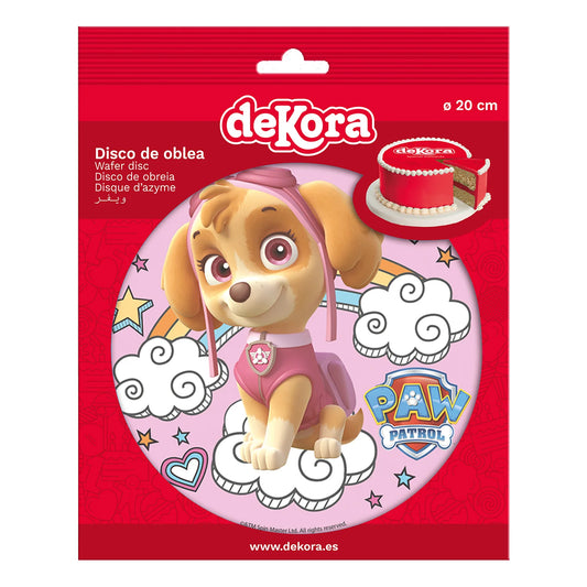 Oblea Comestible PAW Patrol para Tarta | deKora 20cm