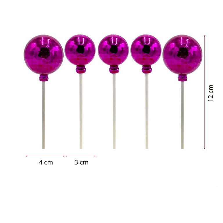 Bolas Decorativas para Tarta 12cm Pack 5 uds