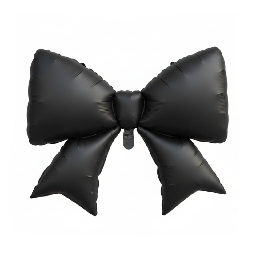 Globo Foil Lazo Gigante Negro 98x75 cm