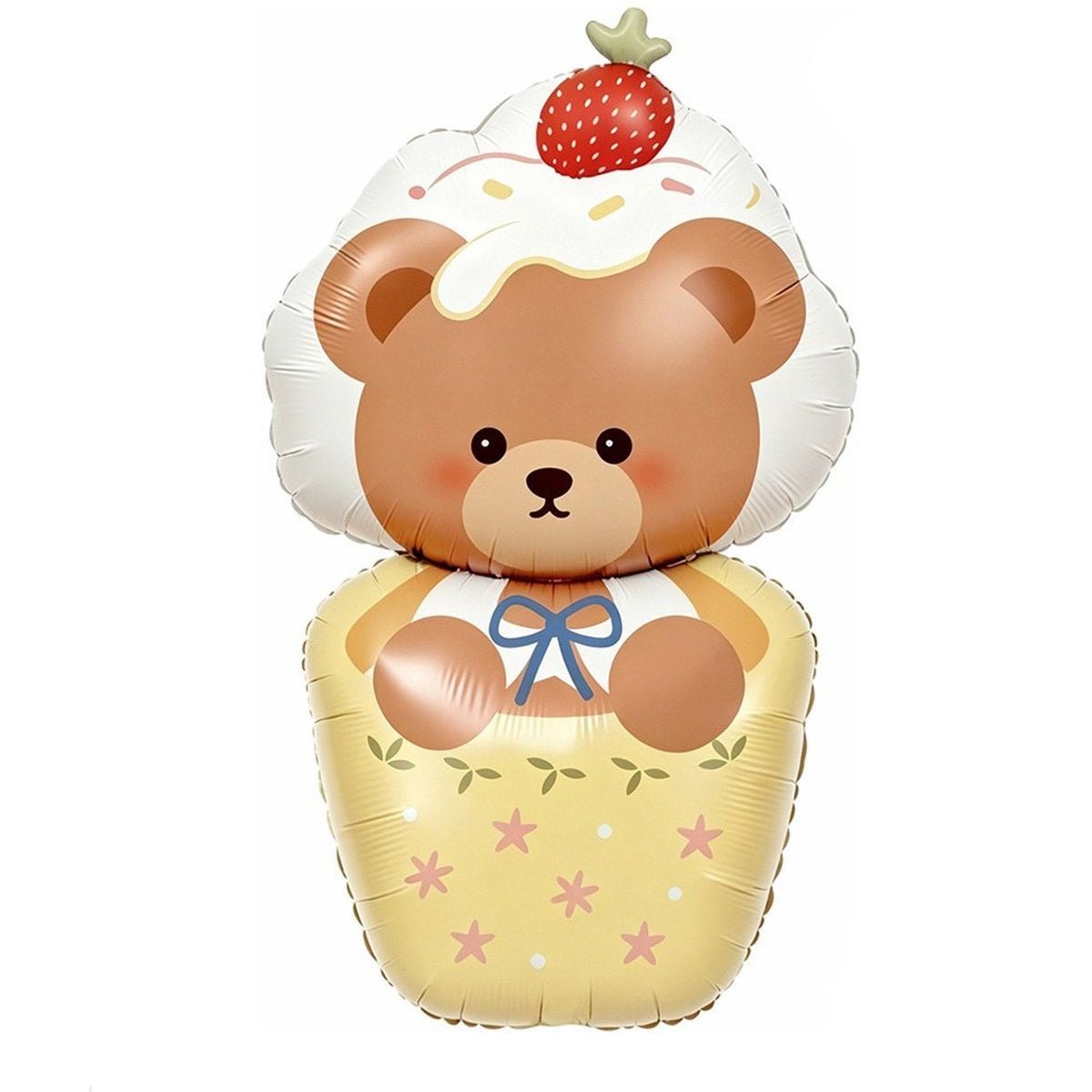 Globo Mylar Osito Cupcake 44 x 84 cm