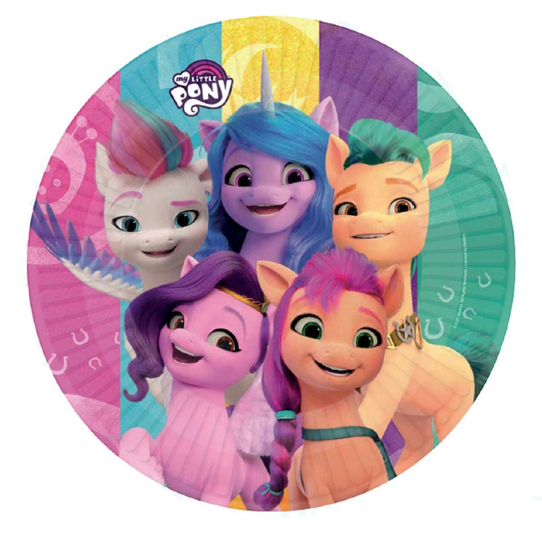 Platos de papel My Little Pony 23cm 8uds