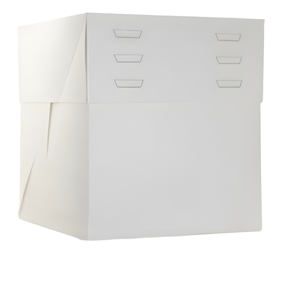 Caja Blanca para Tartas con Altura Regulable 20-30 cm