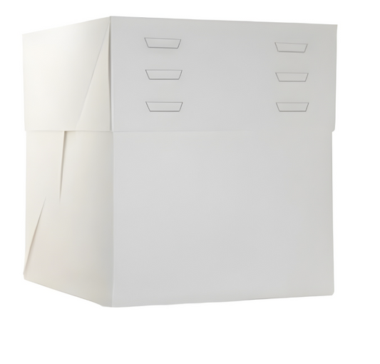 Caja Blanca para Tartas con Altura Regulable 20-30 cm