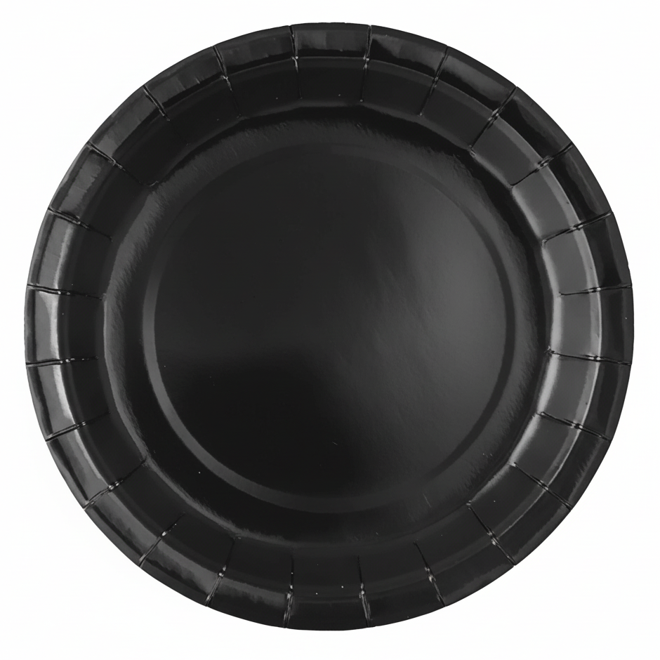 Platos Cartón Ecológicos Diseño Moderno 17cm/23cm 8uds