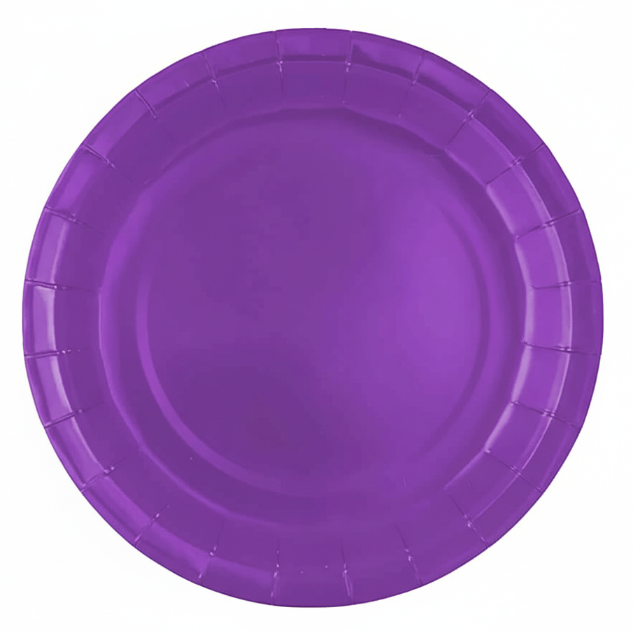 Platos Cartón Ecológicos Diseño Moderno 17cm/23cm 8uds