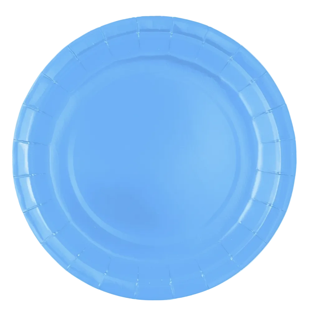 Platos Cartón Ecológicos Diseño Moderno 17cm/23cm 8uds