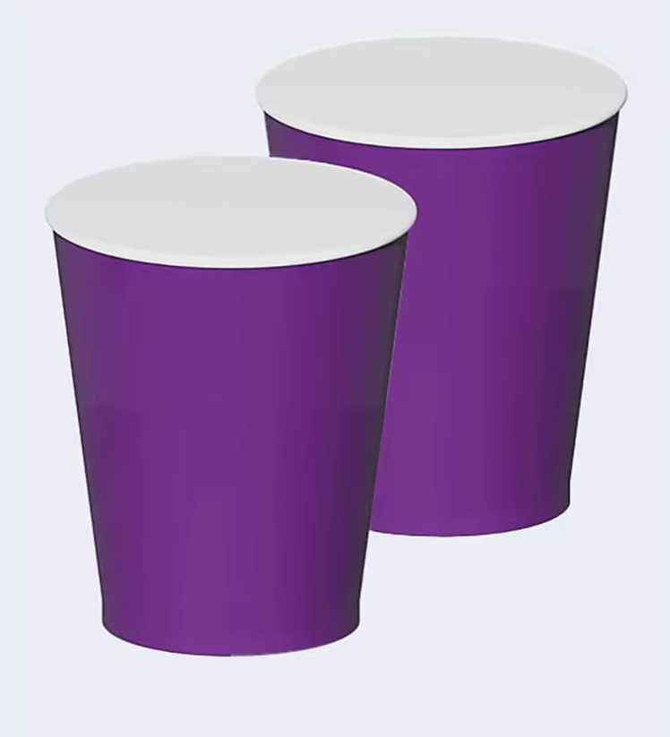 Vasos Papel Liso 200ml 8uds