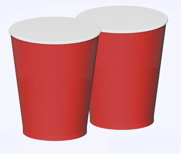Vasos Papel Liso 200ml 8uds