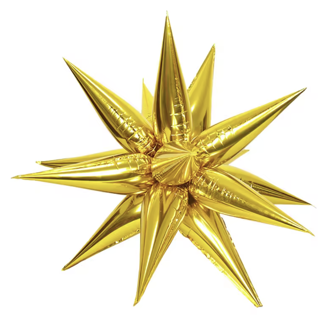Globo Foil Estrella Multipuntas 66cm