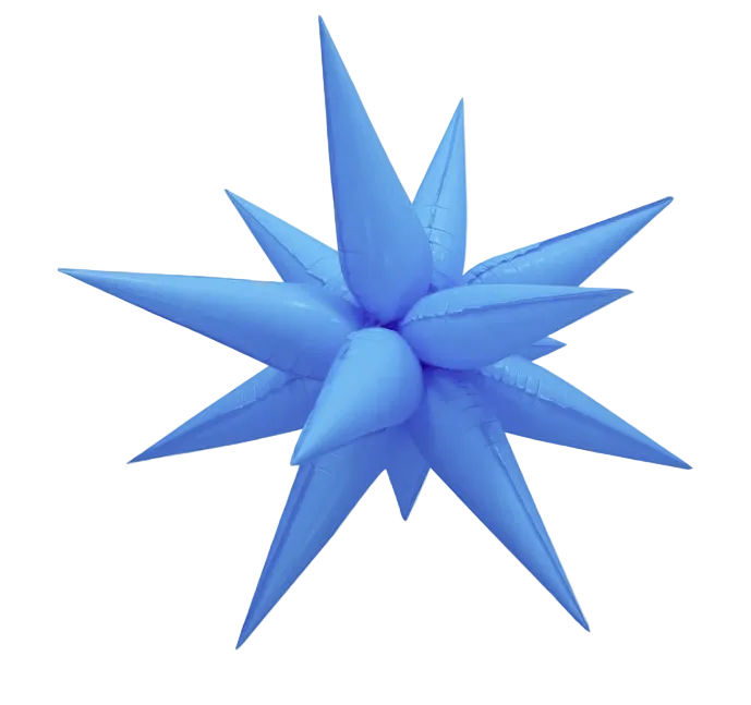 Globo Foil Estrella Multipuntas 66cm