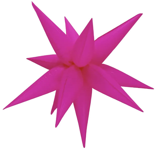 Globo Foil Estrella Multipuntas 66cm
