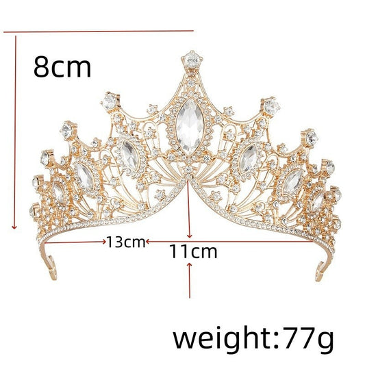 Corona tocado de estilo barroco 8cm*11cm