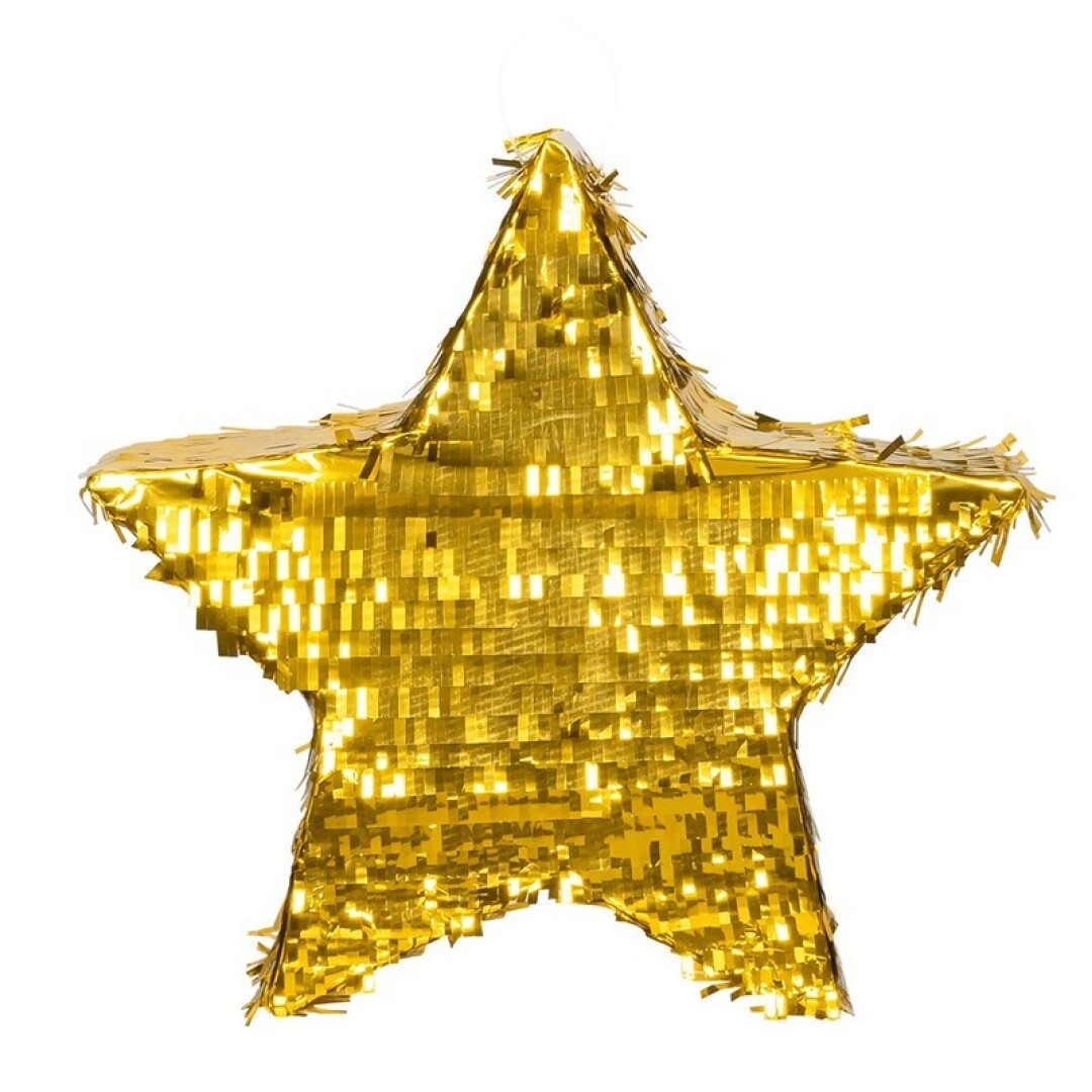 PIÑATA ESTRELLA DORADO (44 x 44 x 8 cm)