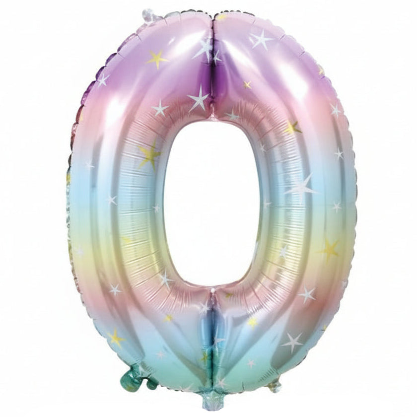 Globo Foil Número Gigante Sirena 100 cm (40")
