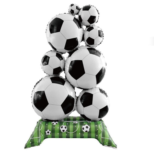 Globo Foil Fútbol con Base 83×150 cm