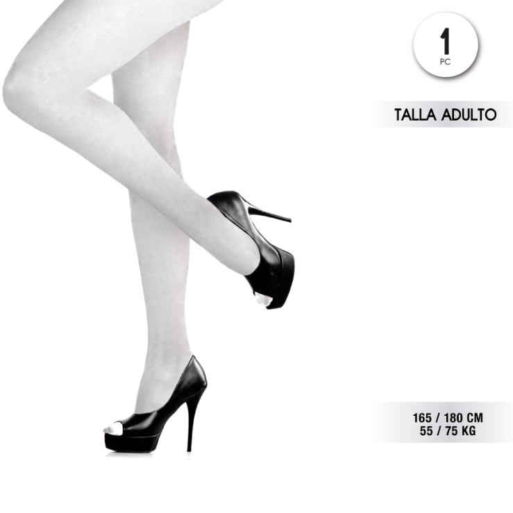 Panty Adulto 40 DEN Colores Sólidos