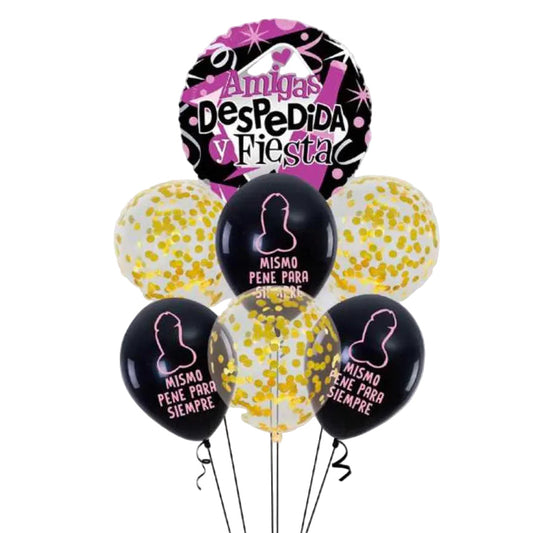 Set 7 Globos -Despedida Soltera