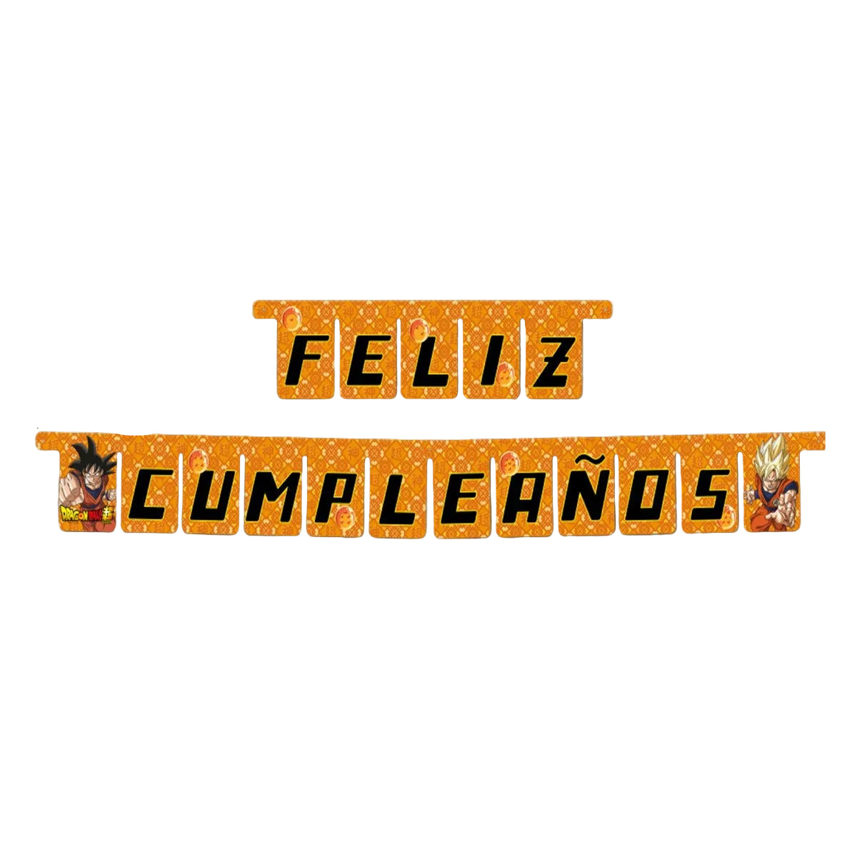 Guirnalda Dragon Ball Super Feliz Cumpleaños 3 m