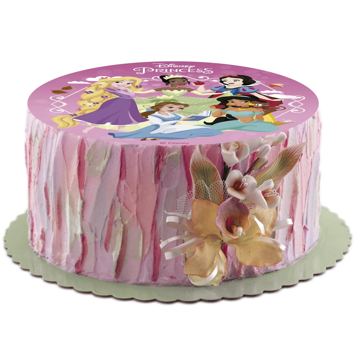 Oblea Comestible Princesas Disney para Tarta | deKora 15,5cm