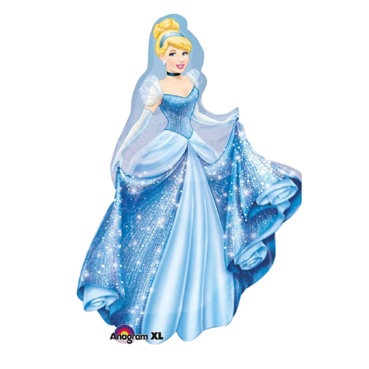 Globo foil Disney Princesas Cenicienta 84 × 71 cm