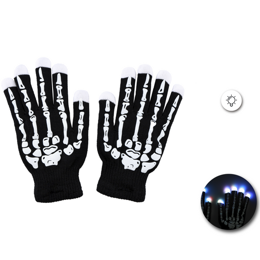 Guantes Esqueleto LED Adulto
