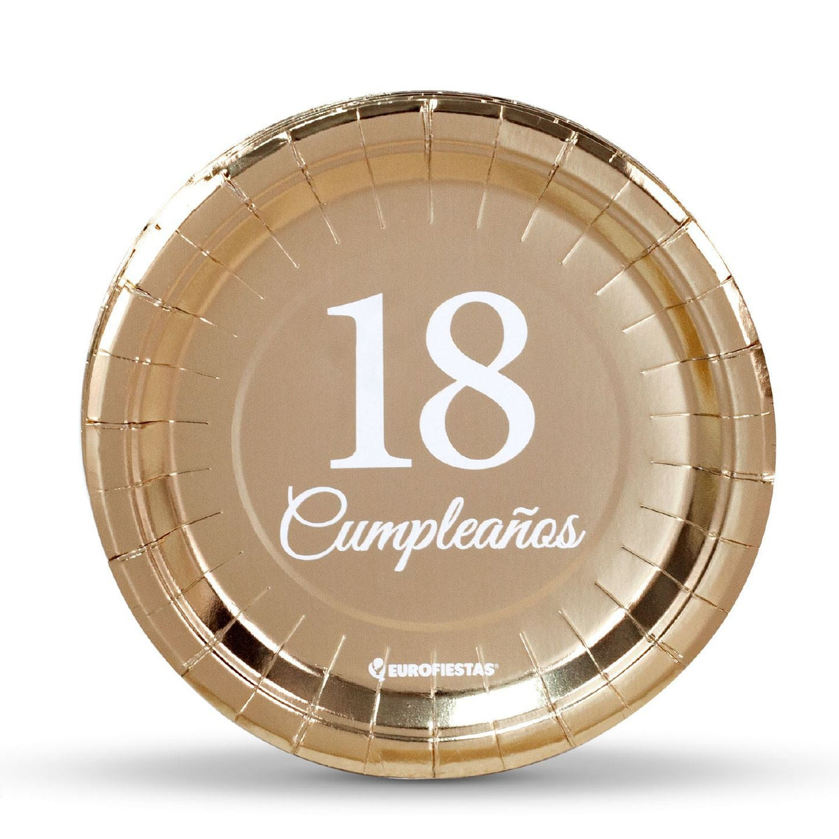 Platos de cumpleaños 18, 20, 30, 40, 50 y 60 años