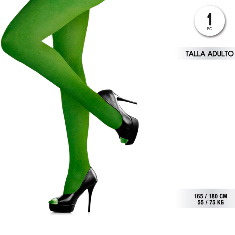 Panty Adulto 40 DEN Colores Sólidos