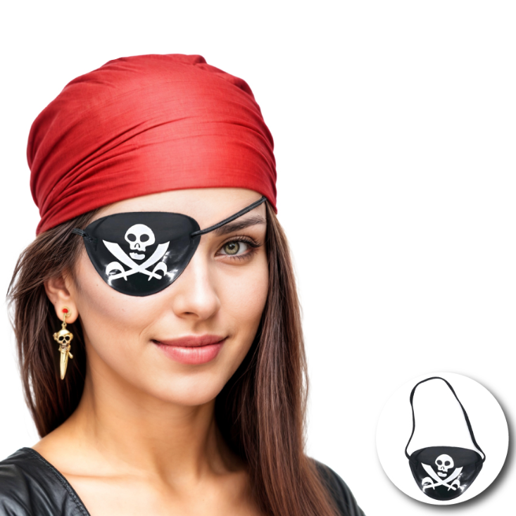 Parche de Pirata Negro