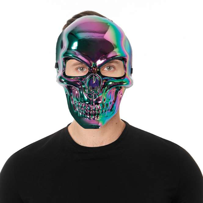 Máscara Skull Holográfica