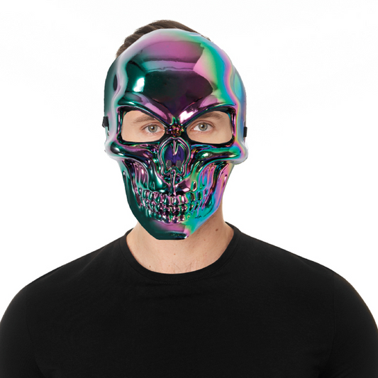 Máscara Skull Holográfica