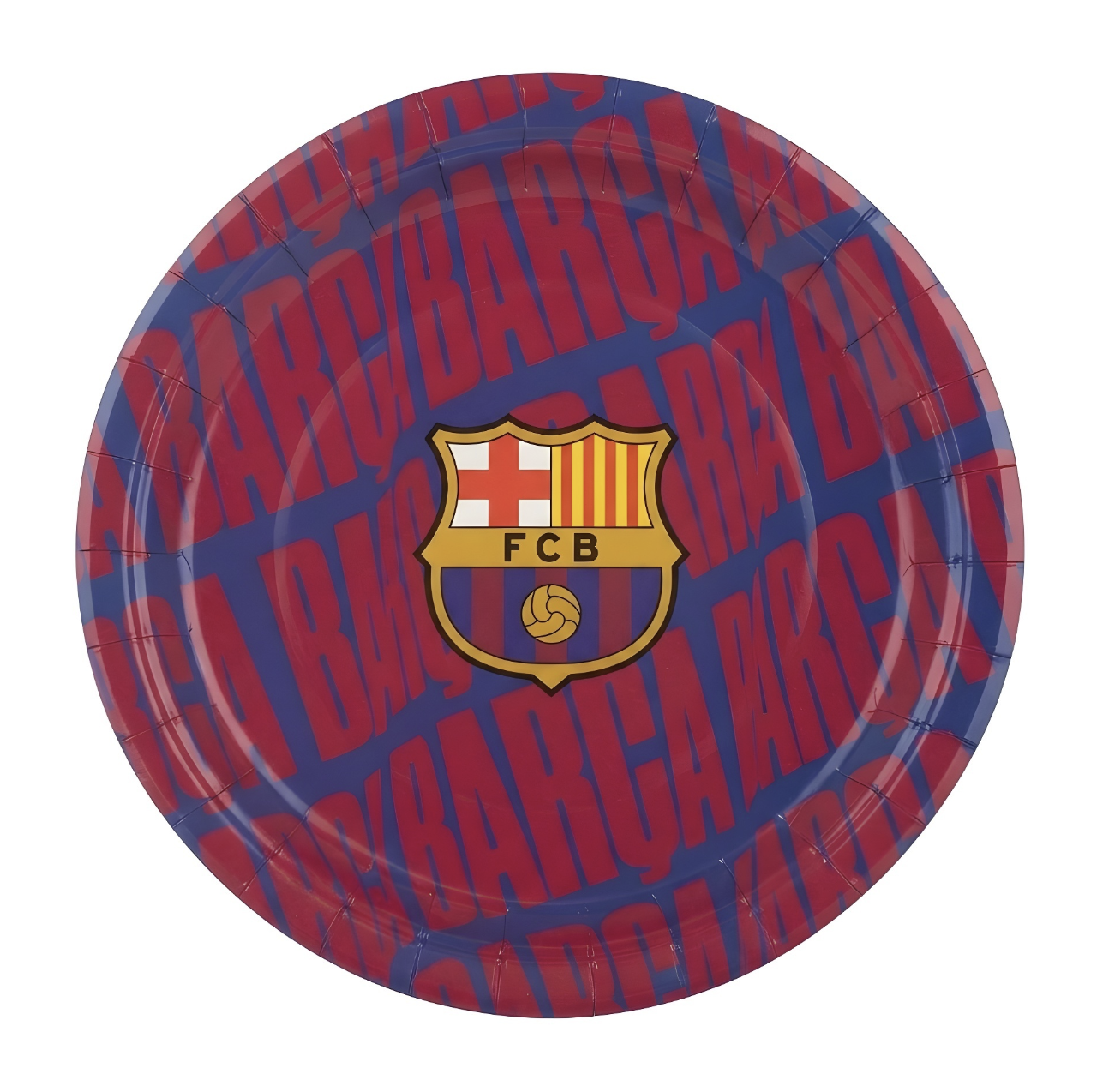 Platos Cartón FC Barcelona 8 uds
