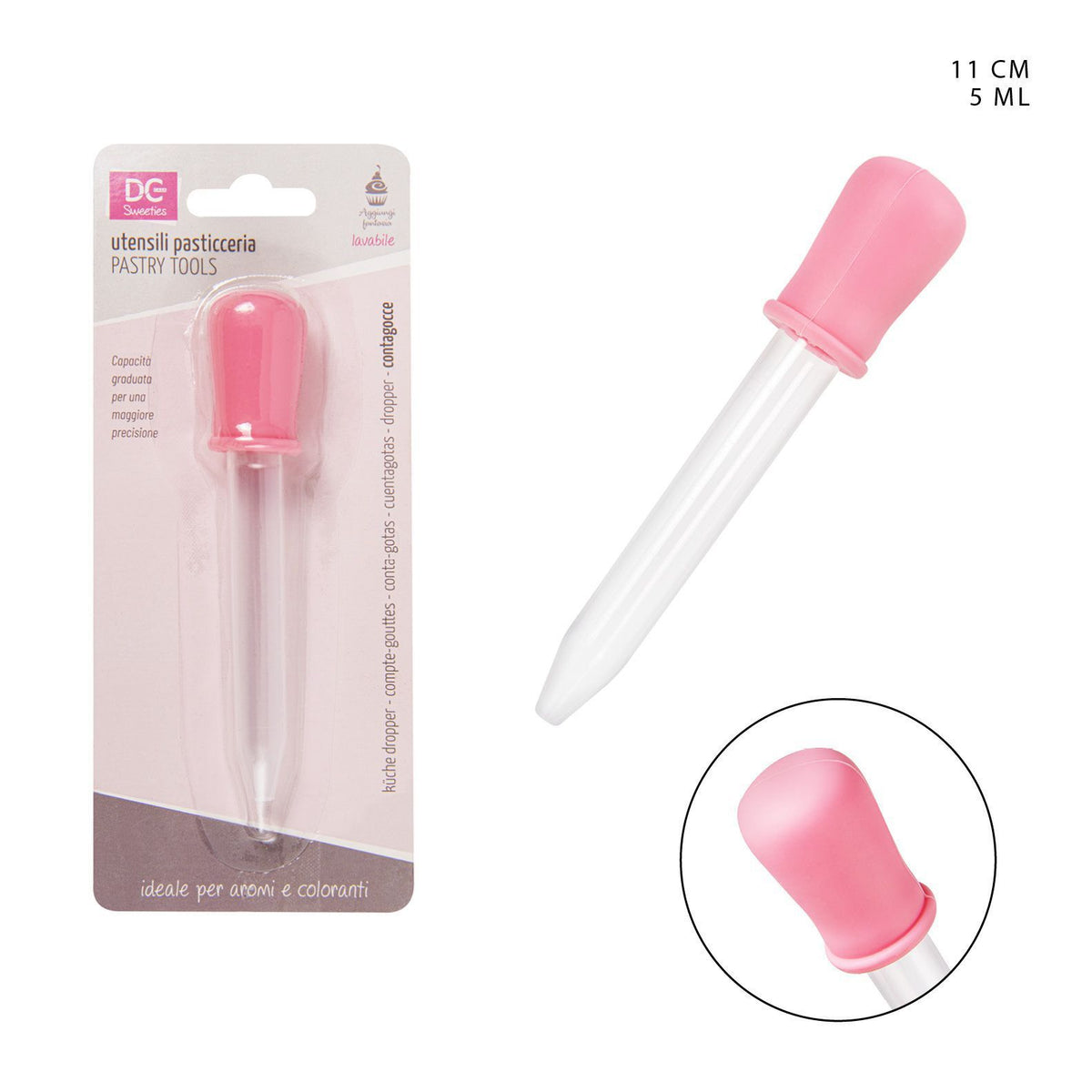 Silicone Dropper 11 cm 5 ml 1 pc