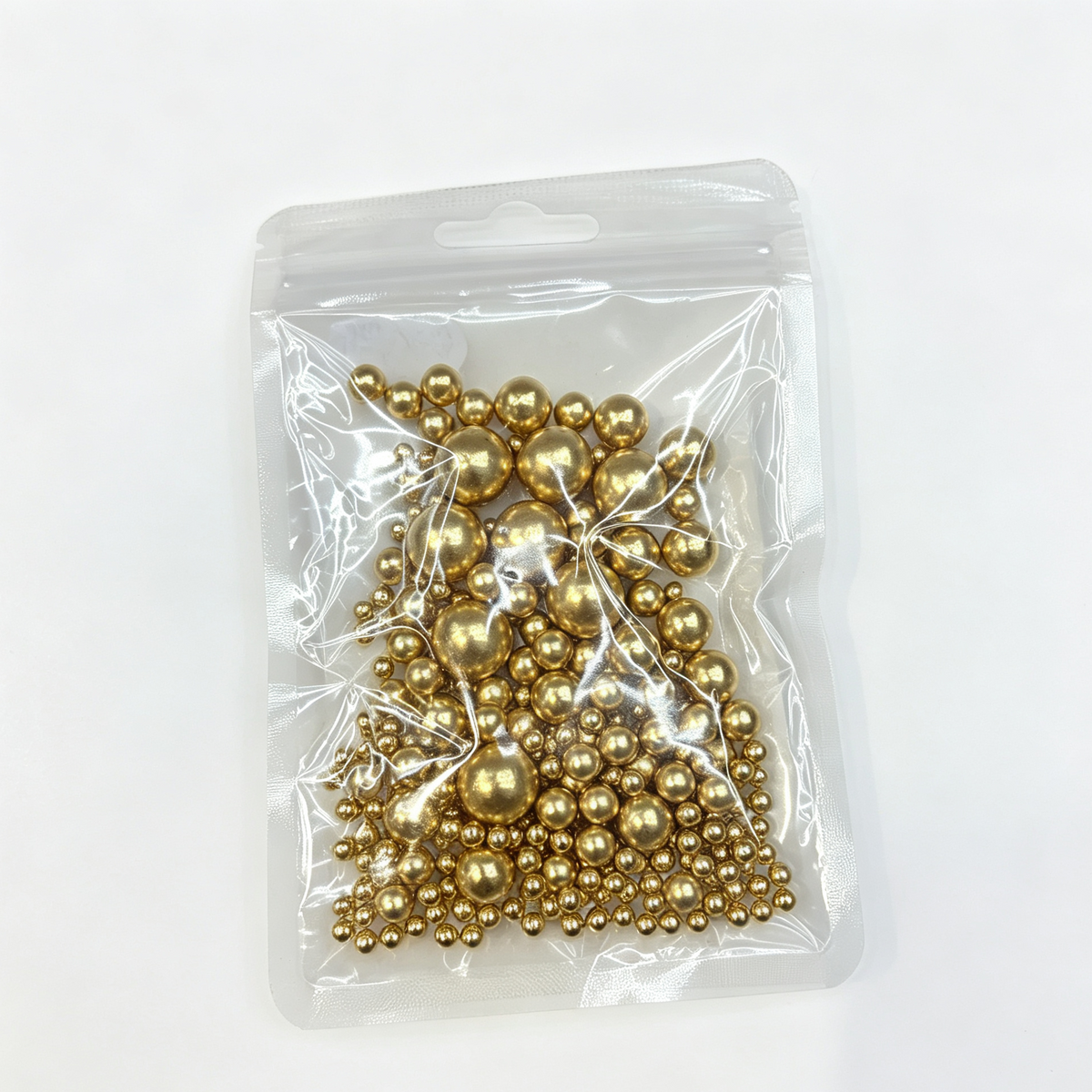 Perlas de azúcar doradas para decorar tartas 50g