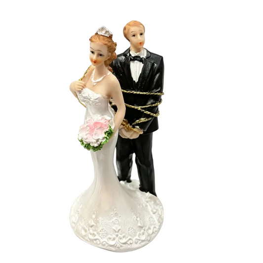 Figura Tarta Boda Cómica Novia y Novio 11.7 cm