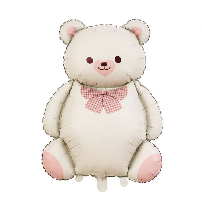 Globo Foil Oso Mágico Blanco Mate 65×90 cm