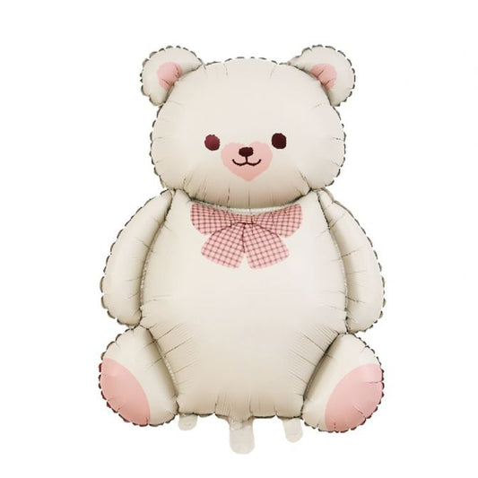 Globo Foil Oso Mágico Blanco Mate 65×90 cm