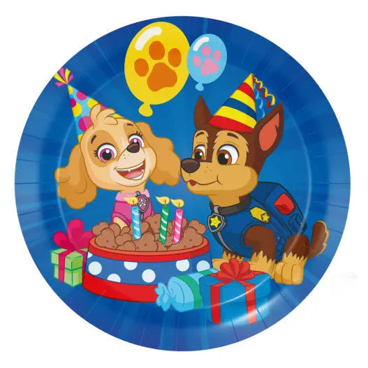 Platos Patrulla Canina 18cm 8uds