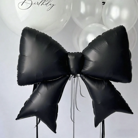 Globo Foil Lazo Gigante Negro 98x75 cm