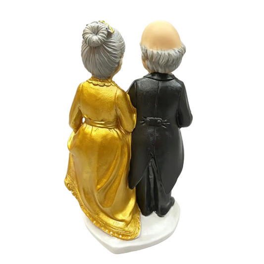 Figura Tarta 50 Aniversario Pareja 10 cm