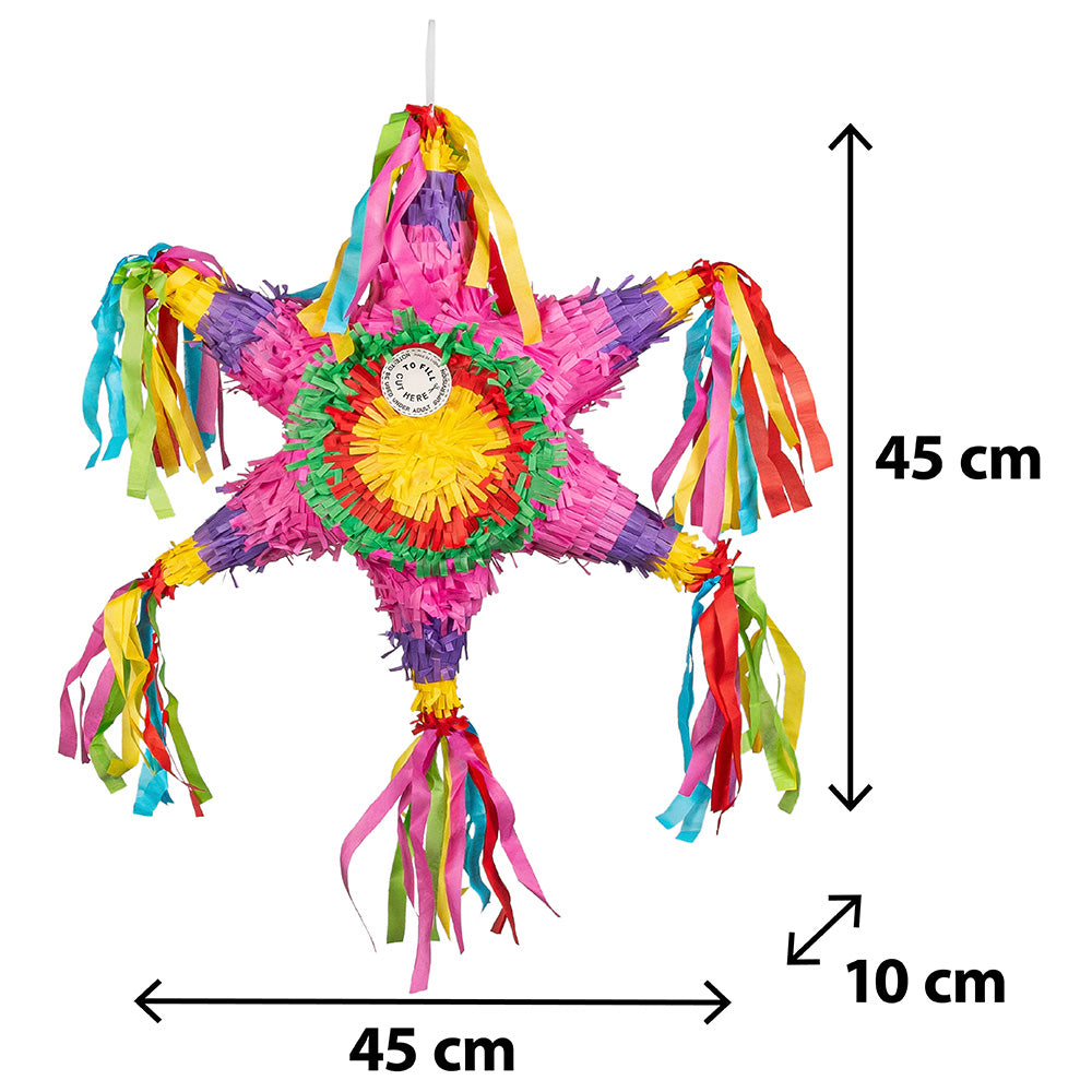 Piñata Estrella Mexicana 45x45x10 cm