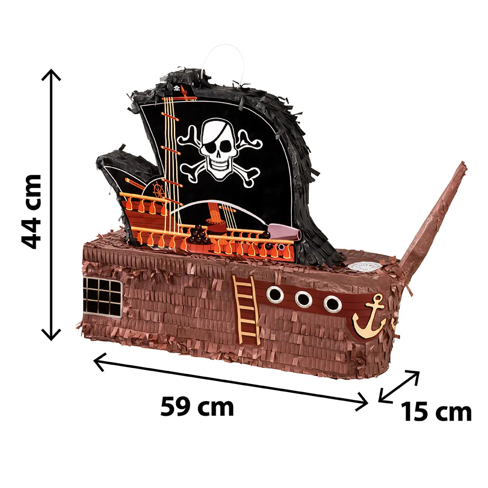 Piñata Barco Pirata 59x44x15 cm