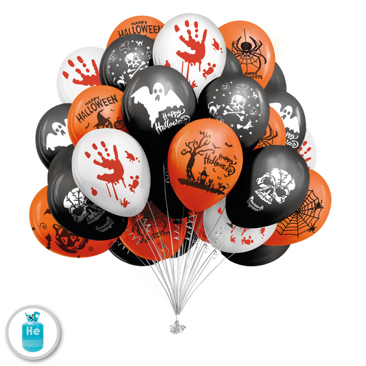Globos Halloween Surtidos 25 uds 35 cm