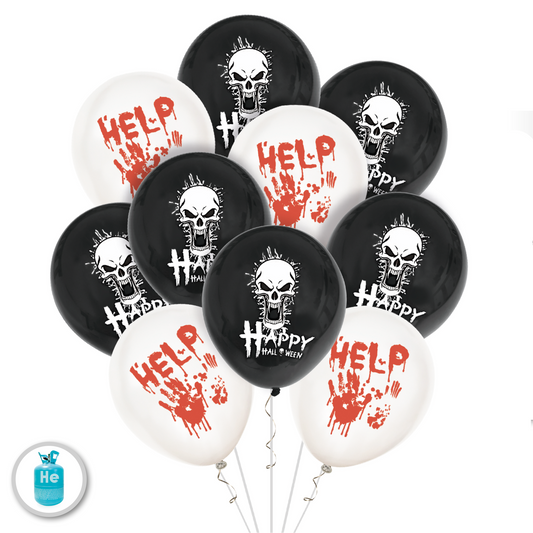 Globos Halloween Surtidos 10 uds 35 cm