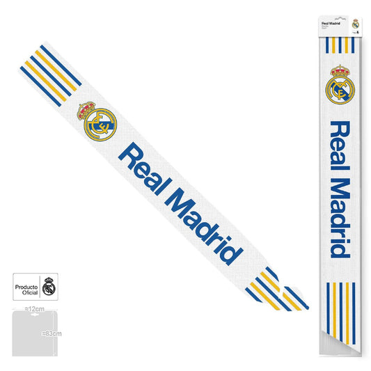 Banda Blanca Real Madrid Escudo