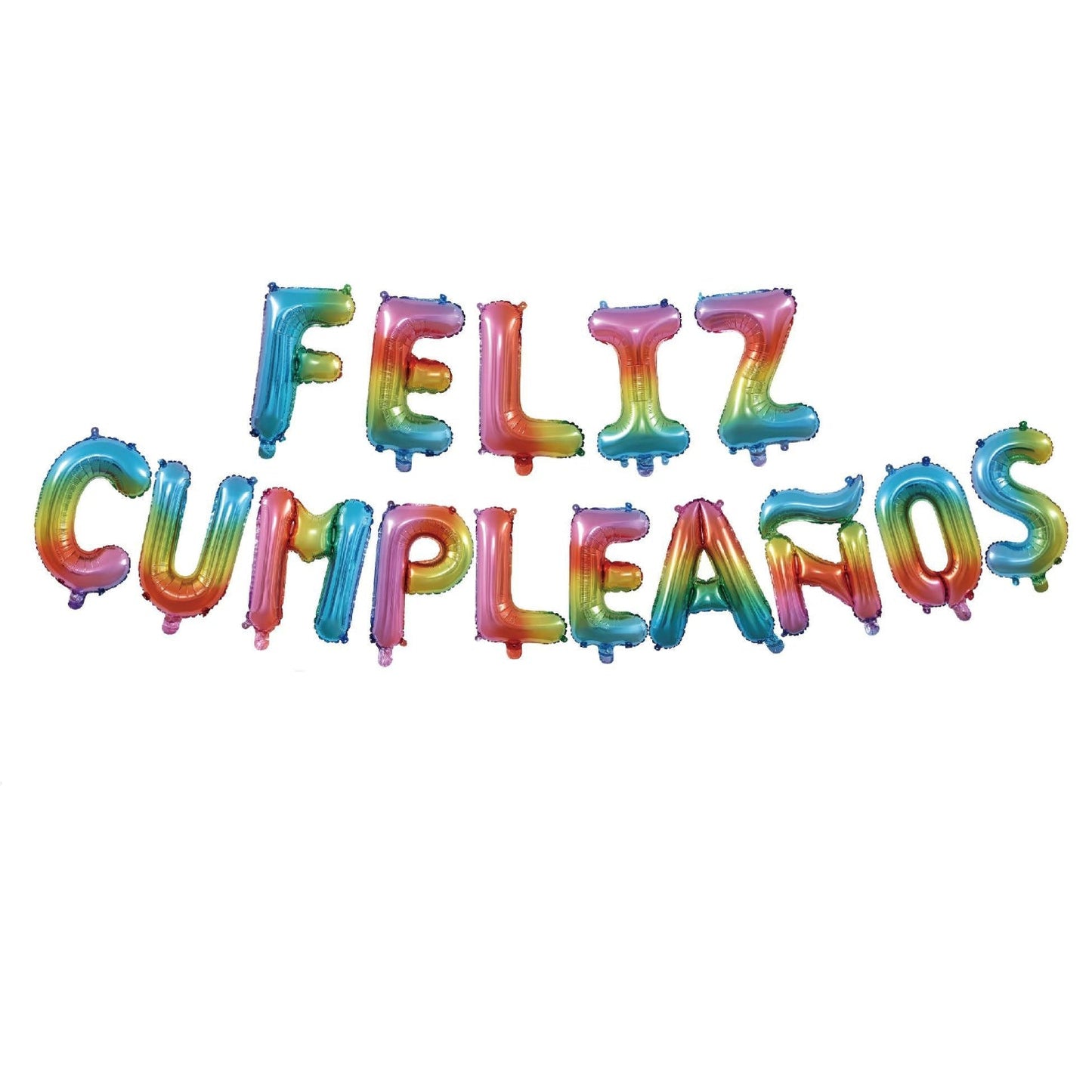 Globo Foil Holografíco 'Feliz Cumpleaños' 40cm