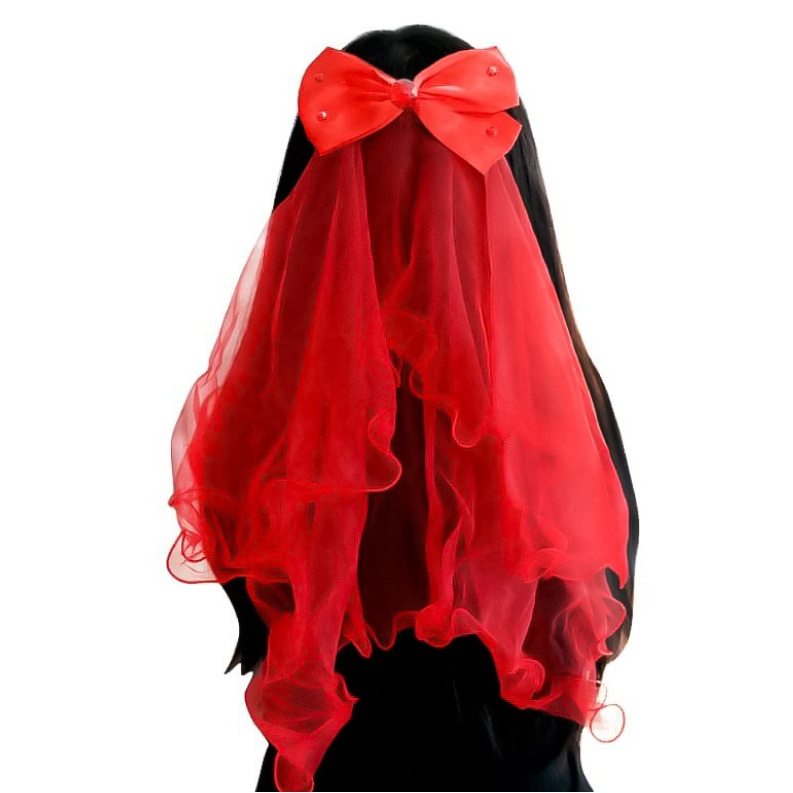 Velo de Disfraz en Rojo o Negro