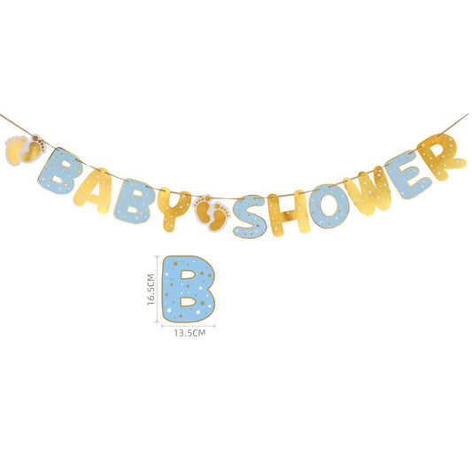 Guirnalda Baby Shower Letras Doradas 3.2m