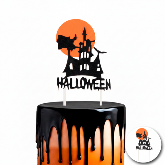 Topper Tarta Casa Embrujada Halloween
