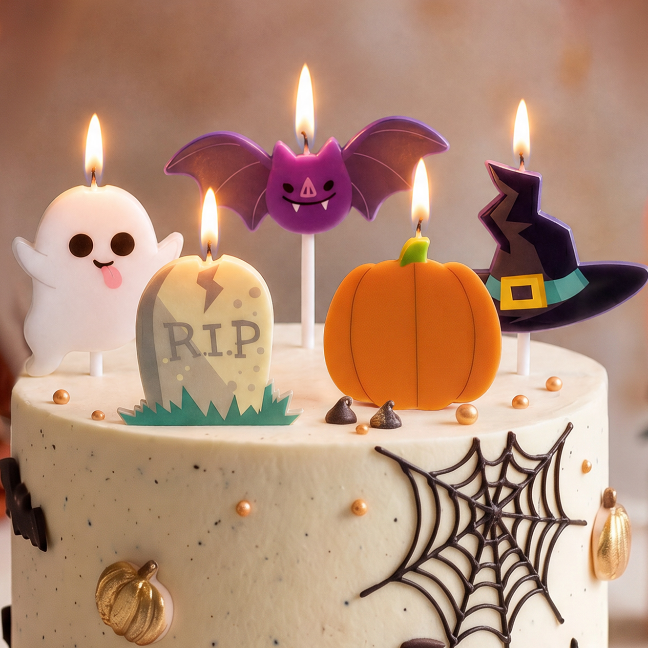 Velas Halloween Surtidas 5 uds