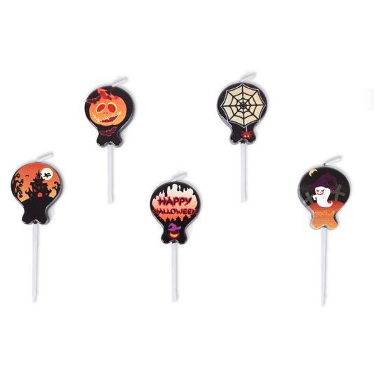 Velas Happy Halloween 5 uds